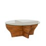 HANAH HOME Sto za dnevnu sobu Amphora Chestnut - slika 1