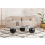 HANAH HOME Sto za dnevnu sobu Sphere Black - slika 2
