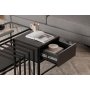 HANAH HOME Sto za dnevnu sobu Charlotte Black - slika 5