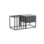 HANAH HOME Sto za dnevnu sobu Charlotte Black - slika 1