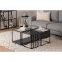 HANAH HOME Sto za dnevnu sobu Charlotte Black - slika 2