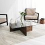 HANAH HOME Sto za dnevnu sobu Glory Walnut - slika 2