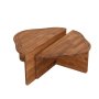HANAH HOME Sto za dnevnu sobu Altopiano Chestnut - slika 1