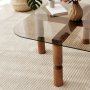 HANAH HOME Sto za dnevnu sobu Kei Walnut Bronze - slika 5