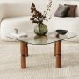 HANAH HOME Sto za dnevnu sobu Kei Walnut - slika 2