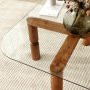 HANAH HOME Sto za dnevnu sobu Kei Walnut - slika 5
