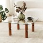 HANAH HOME Sto za dnevnu sobu Kei Walnut - slika 1