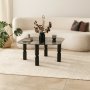 HANAH HOME Sto za dnevnu sobu Kei Anthracite Fume - slika 3