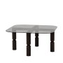 HANAH HOME Sto za dnevnu sobu Kei Anthracite Fume - slika 1