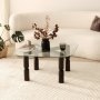 HANAH HOME Sto za dnevnu sobu Kei Anthracite - slika 2