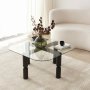 HANAH HOME Sto za dnevnu sobu Kei Anthracite - slika 5