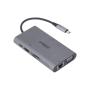 DAHUA TC39 Docking station i čitač smart kartica 9u1, USB-C 3.1 na 1xHDMI, 1xVGA, 3xUSB3.0, 1xLAN (RJ45), 1xSD, 1xTF, 1xPD - slika 2