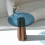 HANAH HOME Sto za dnevnu sobu Thales Walnut Blue - slika 3