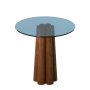 HANAH HOME Sto za dnevnu sobu Thales Walnut Blue - slika 1
