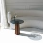 HANAH HOME Sto za dnevnu sobu Thales Walnut Dark Grey - slika 2