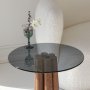 HANAH HOME Sto za dnevnu sobu Thales Walnut Dark Grey - slika 4