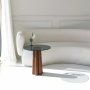 HANAH HOME Sto za dnevnu sobu Thales Walnut Dark Grey - slika 1