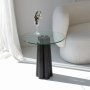 HANAH HOME Sto za dnevnu sobu Thales Black Transparent - slika 2