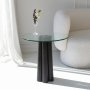 HANAH HOME Sto za dnevnu sobu Thales Black Transparent - slika 3