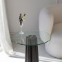 HANAH HOME Sto za dnevnu sobu Thales Black Transparent - slika 4