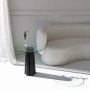 HANAH HOME Sto za dnevnu sobu Thales Black Transparent - slika 1