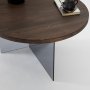 HANAH HOME Sto za dnevnu sobu Serenity Walnut Dark Grey - slika 5