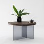HANAH HOME Sto za dnevnu sobu Serenity Walnut Dark Grey - slika 2