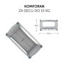 Hauck Prenosivi krevetac za bebe Sleep n Play Go Plus, Dusty Blue - slika 2