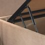 HANAH HOME Bračni krevet Polo Light Brown (150 x 200) - slika 3