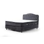 HANAH HOME Bračni krevet Vassi Set 160 x 200 v2 Anthracite - slika 5