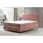 HANAH HOME Bračni krevet Vassi Set 160 x 200 v3 Dusty Rose - slika 1
