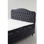 HANAH HOME Bračni krevet Vassi Set 150 x 200 v3 Anthracite - slika 2
