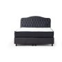 HANAH HOME Bračni krevet Vassi Set 150 x 200 v3 Anthracite - slika 5