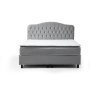 HANAH HOME Bračni krevet Vassi Set 150 x 200 v3 Grey - slika 2