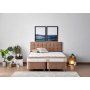HANAH HOME Bračni krevet Latte Light Brown (140 x 190) - slika 2