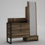 HANAH HOME Sto za šminkanje Lost Walnut - slika 5