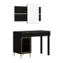 HANAH HOME Sto za šminkanje Elevate Black - slika 3
