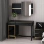 HANAH HOME Sto za šminkanje Elevate Black - slika 1