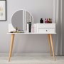 HANAH HOME Sto za šminkanje Angel White - slika 1