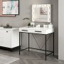HANAH HOME Sto za šminkanje Sane Mirror3 White - slika 1