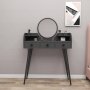 HANAH HOME Sto za šminkanje Elegans Anthracite - slika 3