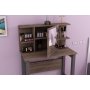 HANAH HOME Sto za šminkanje Julia Walnut Anthracite - slika 3
