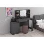 HANAH HOME Sto za šminkanje Jeni Anthracite - slika 3