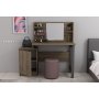 HANAH HOME Sto za šminkanje Jeni Walnut Anthracite - slika 3