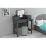HANAH HOME Sto za šminkanje Lora Anthracite - slika 1