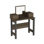 HANAH HOME Sto za šminkanje Lora Walnut Anthracite - slika 4