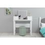HANAH HOME Sto za šminkanje Lora White - slika 2