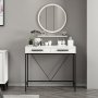 HANAH HOME Sto za šminkanje Sane Mirror2 White - slika 2