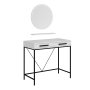 HANAH HOME Sto za šminkanje Sane Mirror2 White - slika 5