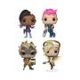 FUNKO Bobble Figure Overwatch POP! 4-Pack - Sombra / Zarya /Junkrat /Mercy (Glow) - slika 2